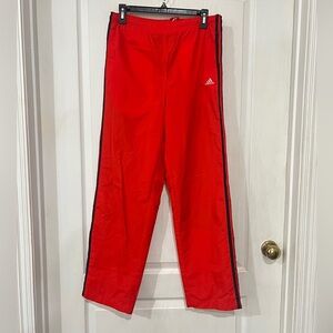 Vintage Adidas Red Windbreaker Pants